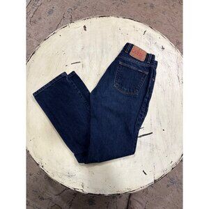 Vintage Guess Women's High-Waisted Jeans Dark Wash Boot leg Sz 29